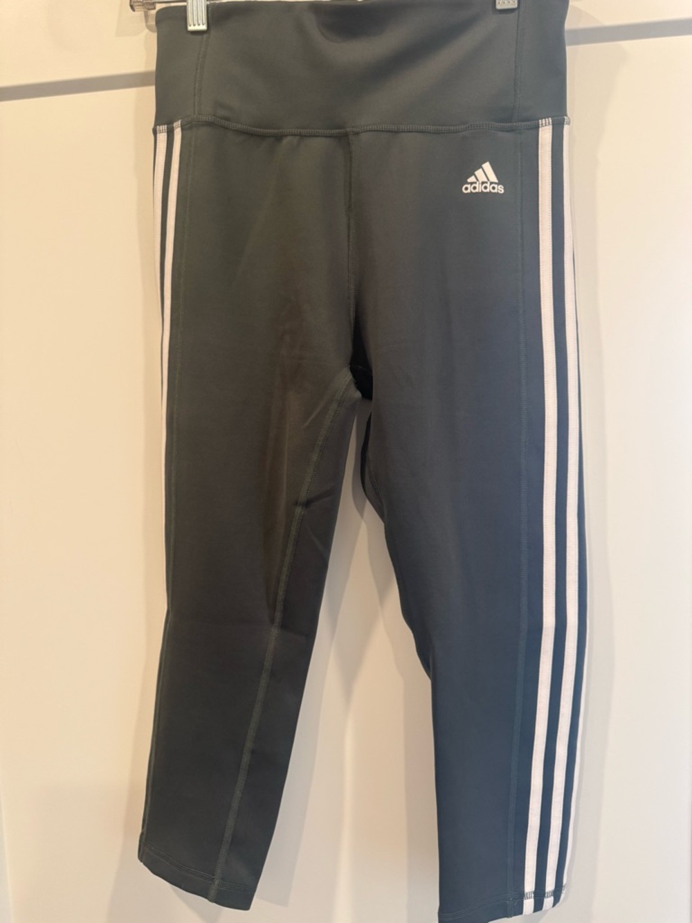 Adidas Green Crop Athletic Legging